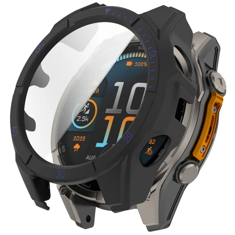 Großartig Garmin Tactix 8 51mm Glas und Silikon Hülle