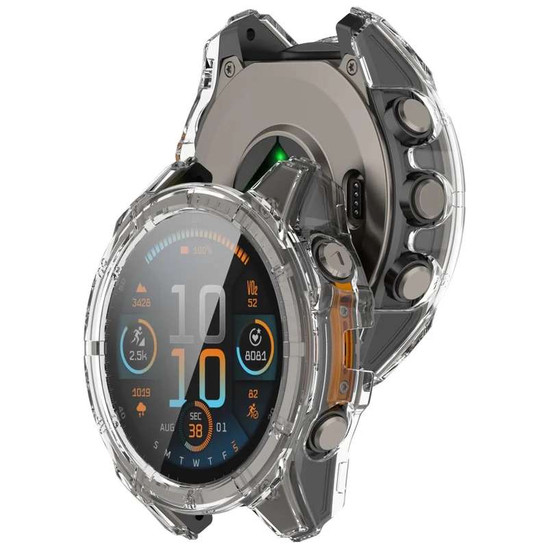 Großartig Garmin Tactix 8 51mm Glas und Silikon Hülle