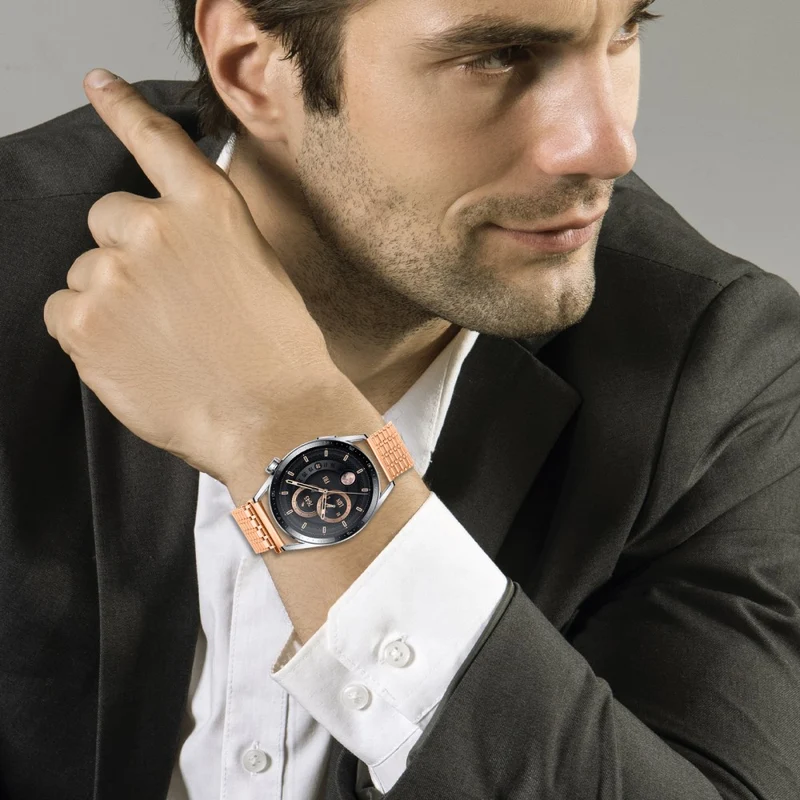 Super Cool Huawei Watch 3 Pro Metall Armband