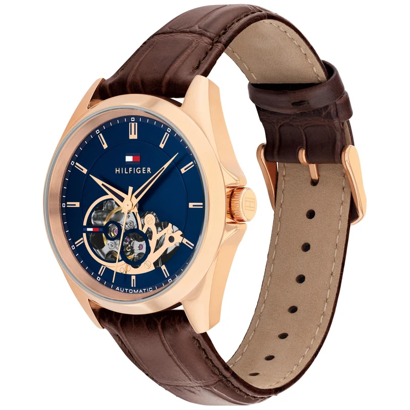 Tommy Hilfiger Baker Automatic 1710715 Herren • Open-Heart-Zifferblatt • Automatikwerk