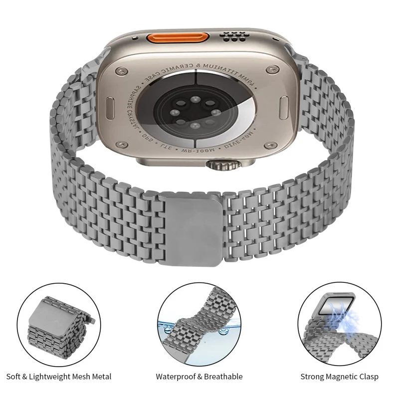 Unglaublich Modisch Apple Smartwatch Metall Universell Armband