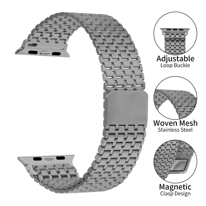 Unglaublich Modisch Apple Smartwatch Metall Universell Armband