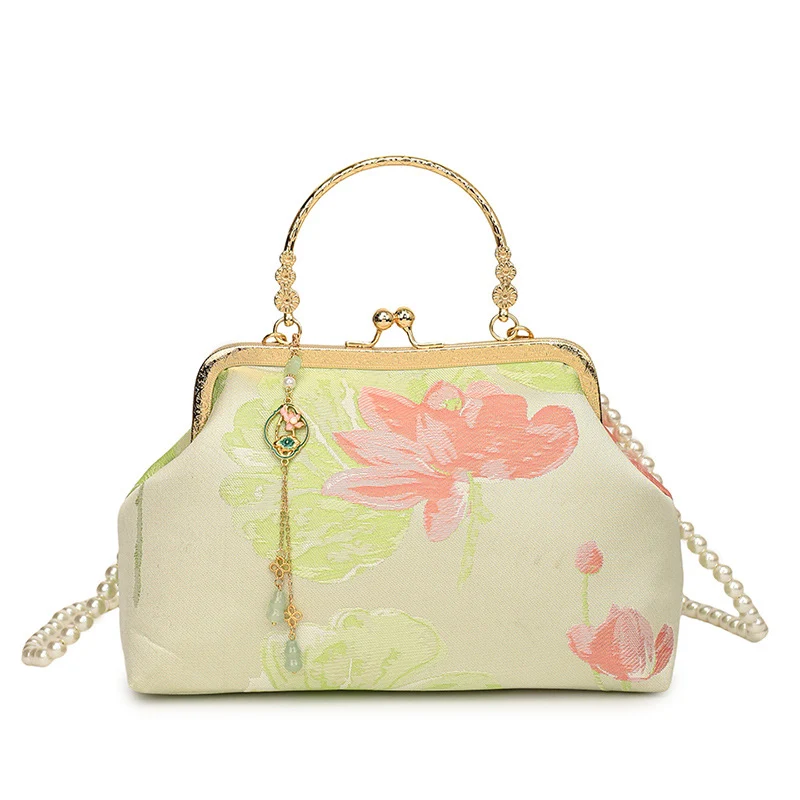 Vintage Floral Dressy Handtas