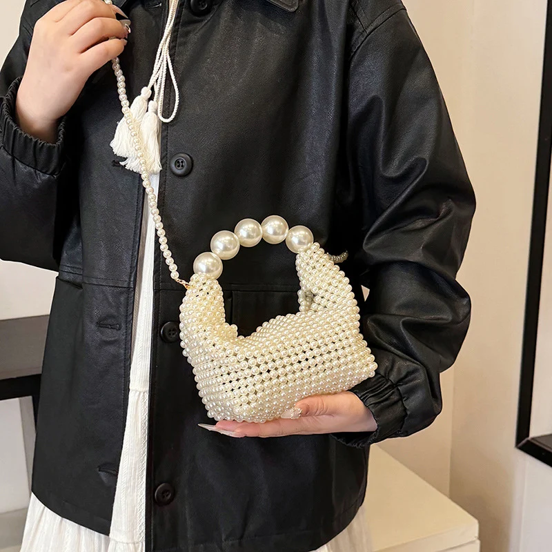 Stylische Perlen Abendhandtasche