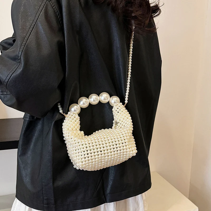 Stylische Perlen Abendhandtasche
