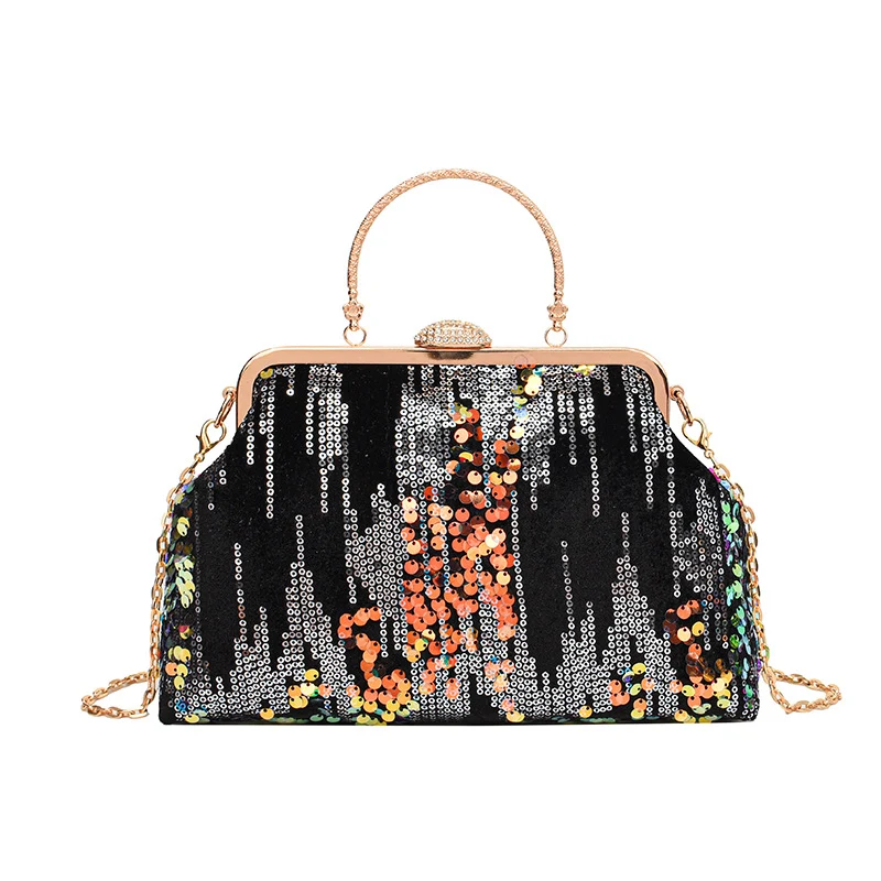 Paillettierte Abendhandtasche