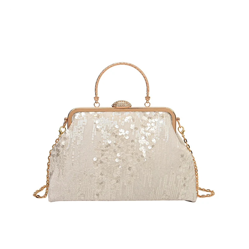 Paillettierte Abendhandtasche