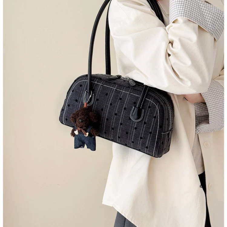 Polka Dot Akzent Handtasche