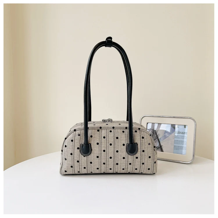 Polka Dot Akzent Handtasche