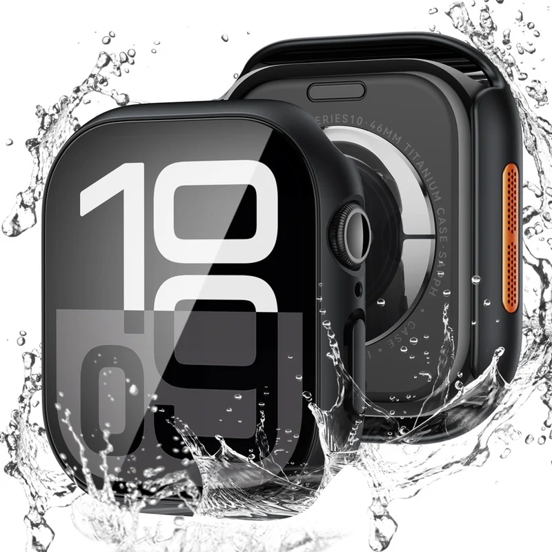 Auffallend Modisch Apple Smartwatch Glas und Silikon Hülle