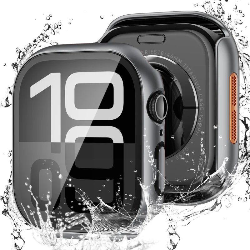 Mega Schön Apple Smartwatch Glas und Silikon Hülle