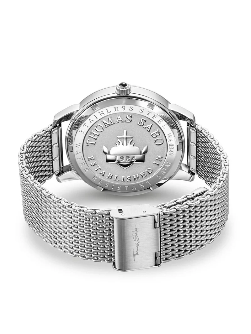 Thomas Sabo Rebel Spirit WA0349-201-203-42 Herren • 42 mm Edelstahlgehäuse • 5 ATM Wasserdicht
