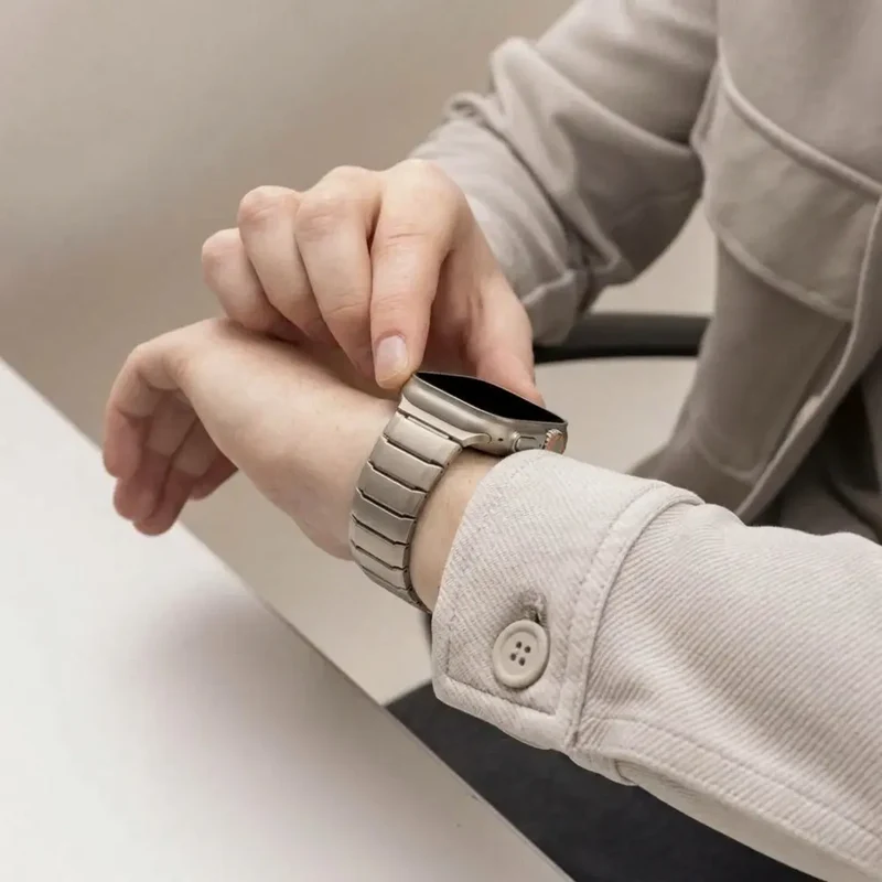Apple Watch One Bead Titanarmband (Titan)