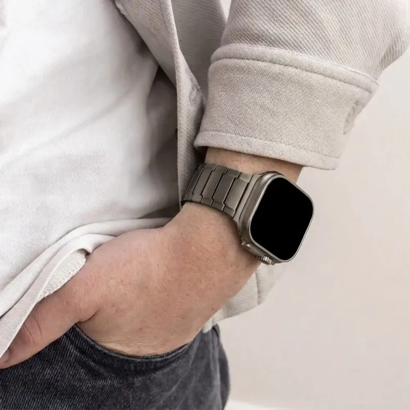 Apple Watch One Bead Titanarmband (Graphit)