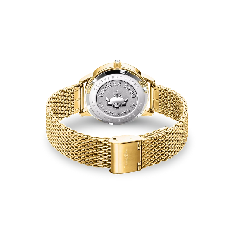 Thomas Sabo Glam Spirit WA0302-264-213 Damen • Mineralglas saphirbeschichtet • Milanaise-Armband