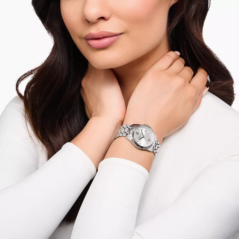 Thomas Sabo Divine Spirit WA0252-201-201 Damenuhr Silber • Mineralglas mit Saphirbeschichtung • Zirkonia-Steinindizes