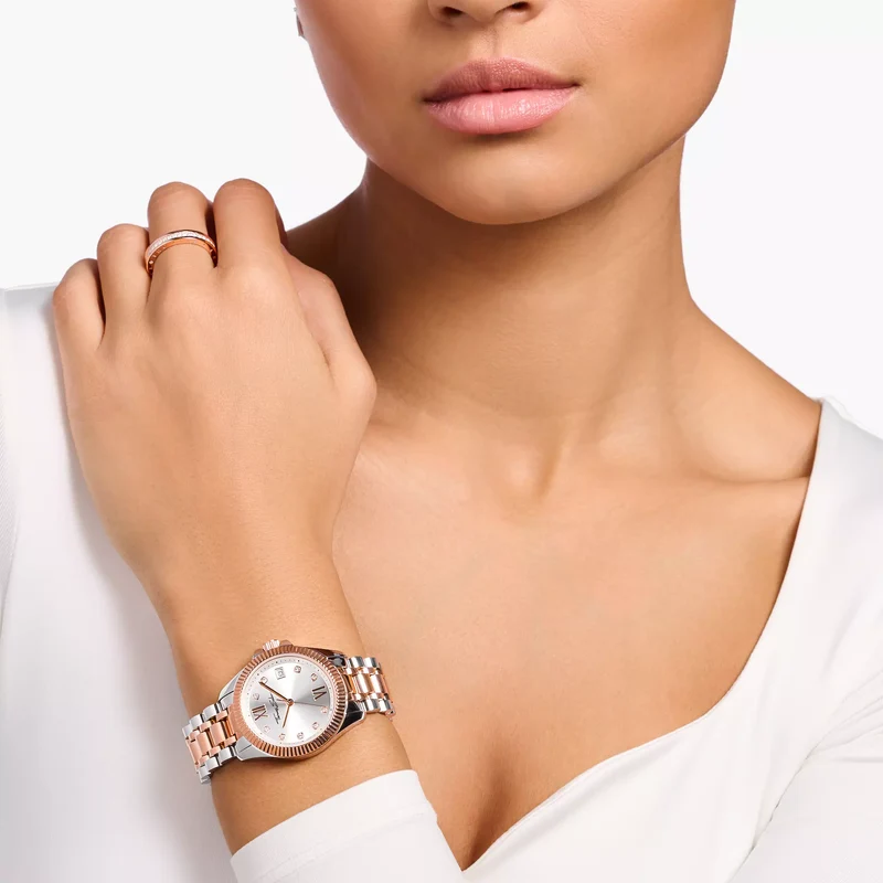 Thomas Sabo Divine Spirit WA0219-272-201 Damenuhr Roségold-Silber • Mineralglas mit Saphirbeschichtung • Bicolor-Edelstahlarmband