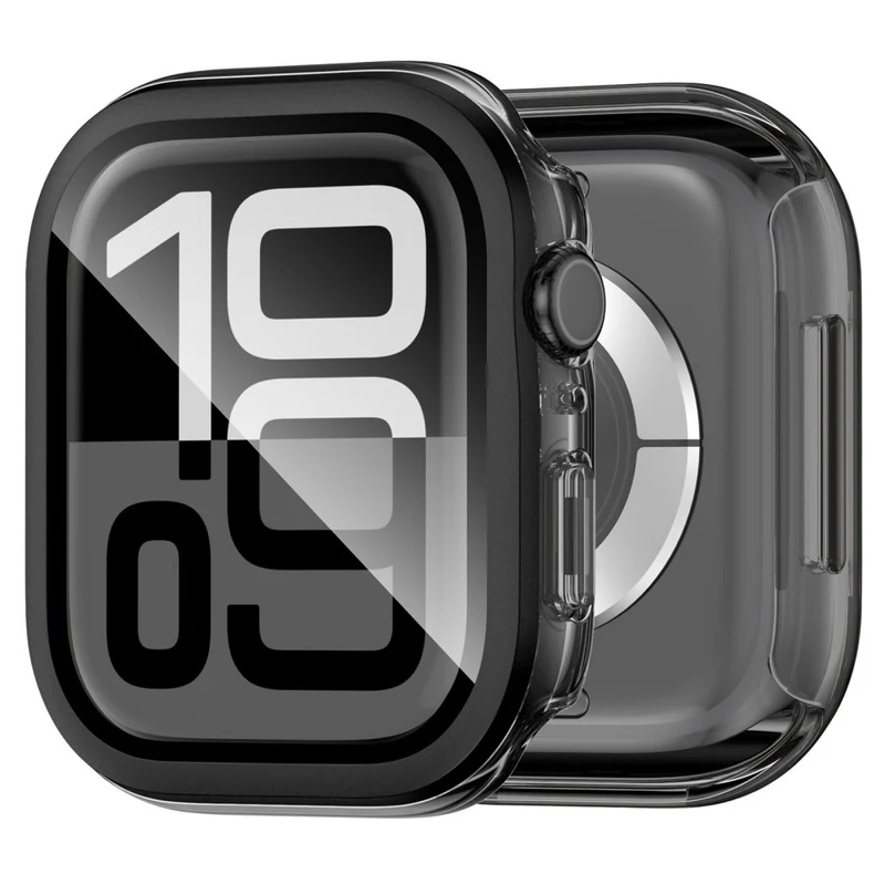 Großartig Apple Watch Series 10 46mm Glas und Silikon Hülle