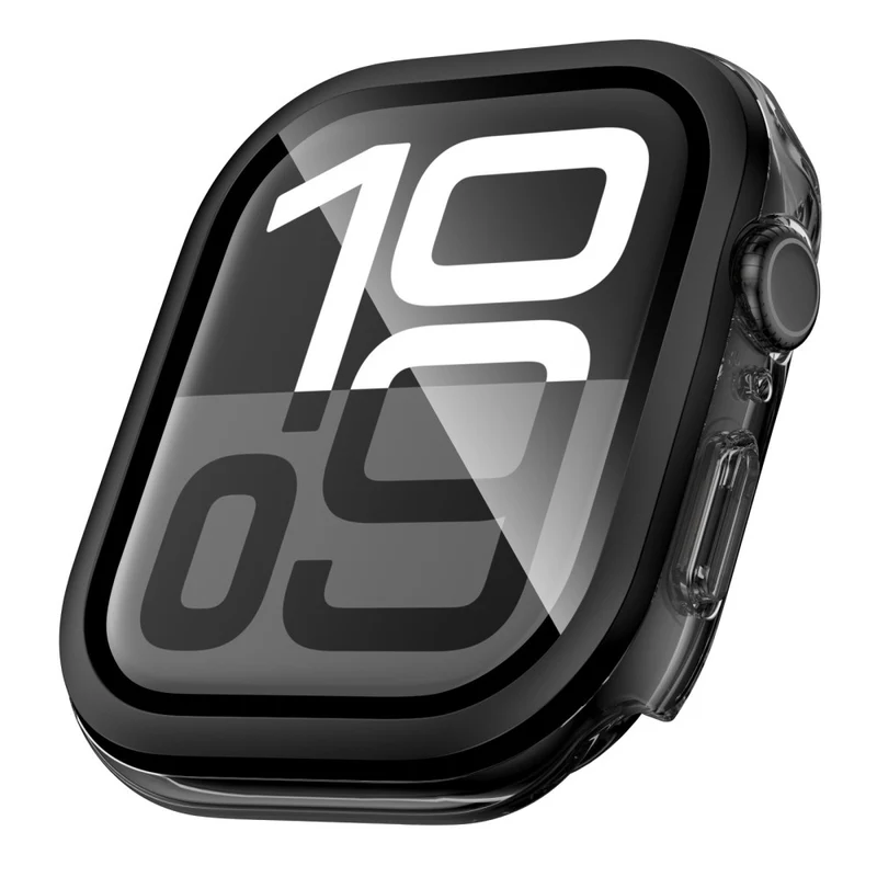 Großartig Apple Watch Series 10 46mm Glas und Silikon Hülle