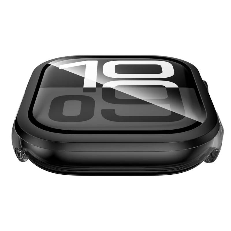 Absolut Schön Apple Watch Series 10 42mm Glas und Silikon Hülle