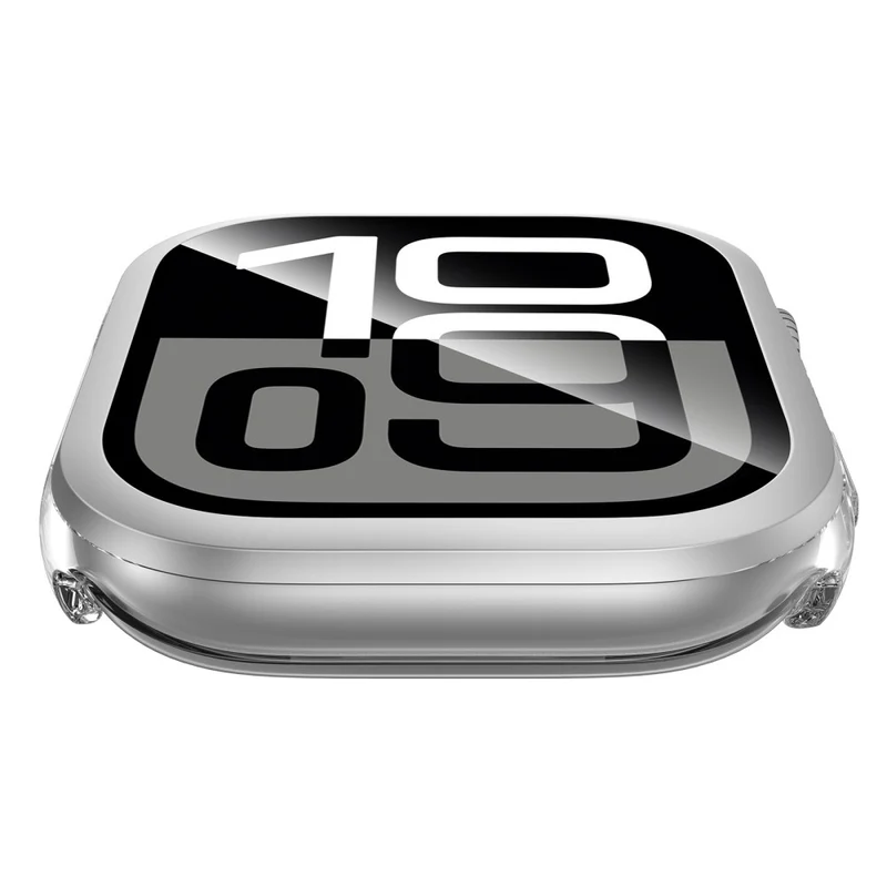 Absolut Schön Apple Watch Series 10 42mm Glas und Silikon Hülle