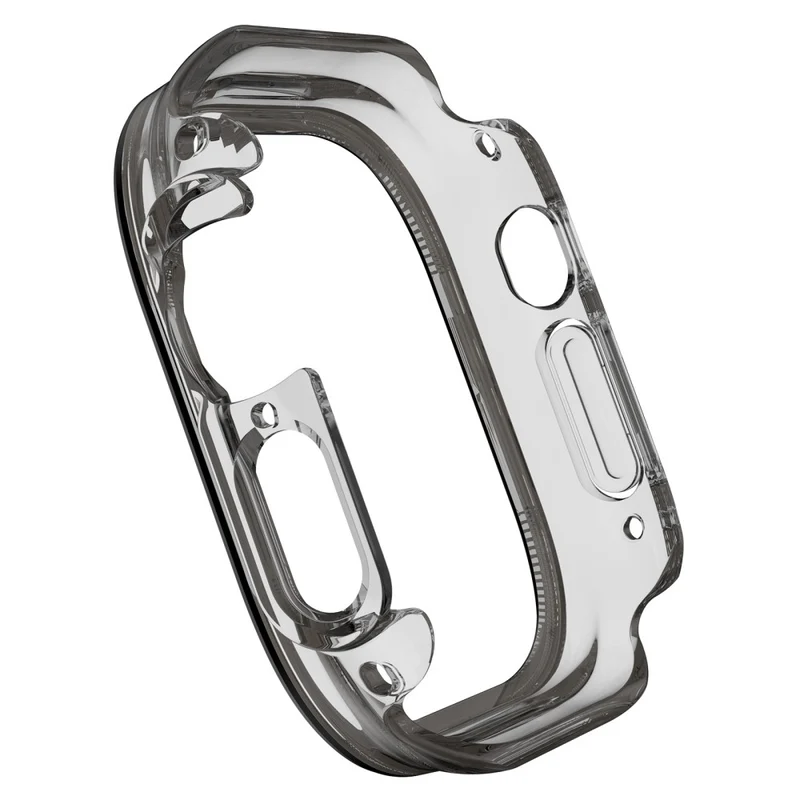Super Stylisch Apple Watch Ultra 2 / Apple Watch Ultra Glas und Silikon Hülle