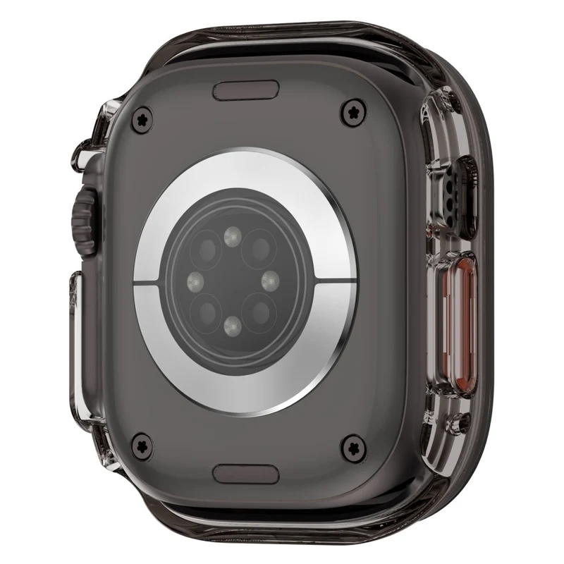 Super Stylisch Apple Watch Ultra 2 / Apple Watch Ultra Glas und Silikon Hülle