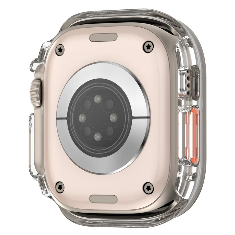 Super Stylisch Apple Watch Ultra 2 / Apple Watch Ultra Glas und Silikon Hülle