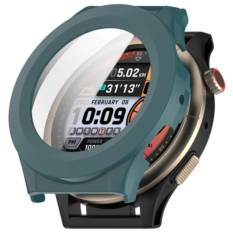 Auffallend Nett Amazfit Cheetah Pro / Amazfit Cheetah Round Glas und Silikon Hülle