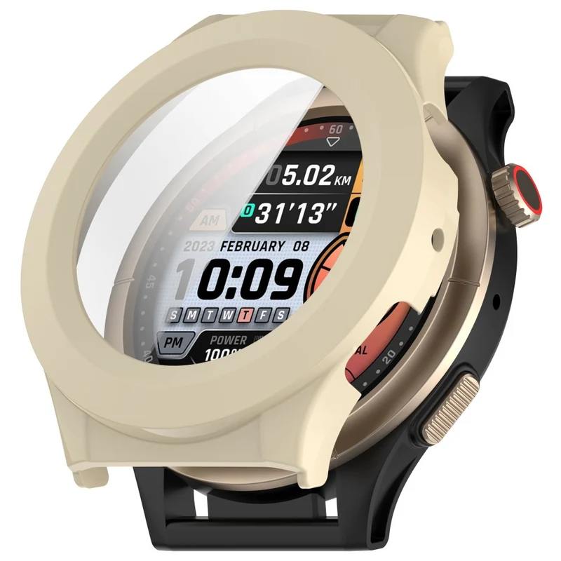 Auffallend Nett Amazfit Cheetah Pro / Amazfit Cheetah Round Glas und Silikon Hülle