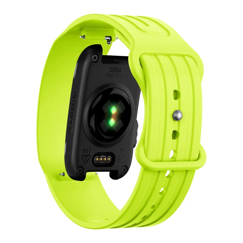 Bandz Garmin Cirqa Silikonarmband 'Classic' (Limette)