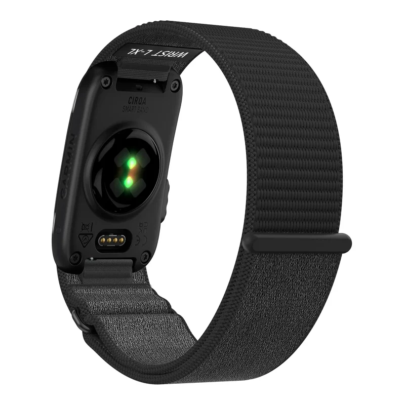 Bandz Garmin Cirqa Nylonarmband 'Classic' (Rockschwarz)