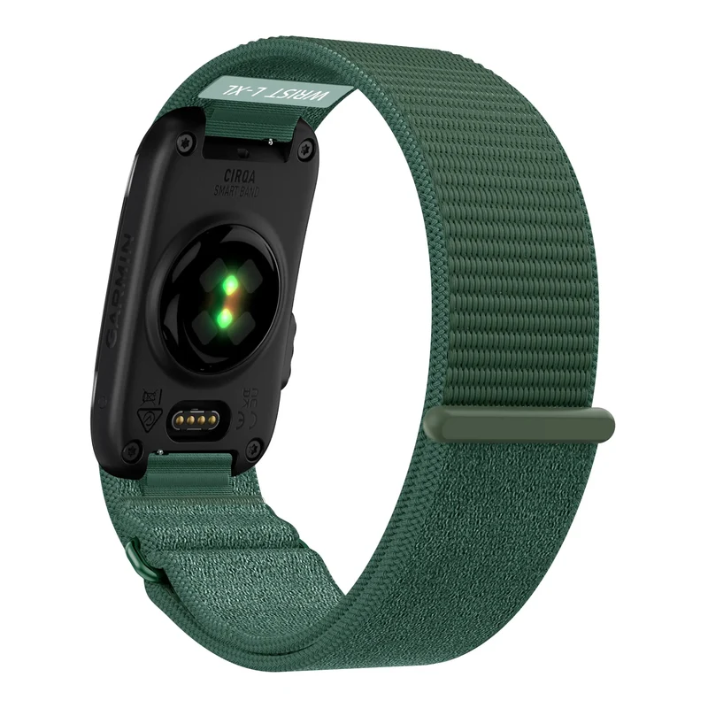 Bandz Garmin Cirqa Nylonarmband 'Classic' (Viridiangrün)