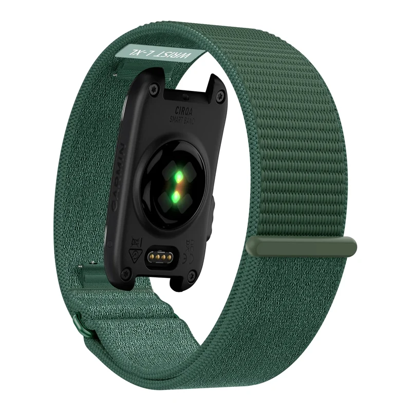 Bandz Garmin Cirqa Nylonarmband 'Classic' (Viridiangrün)