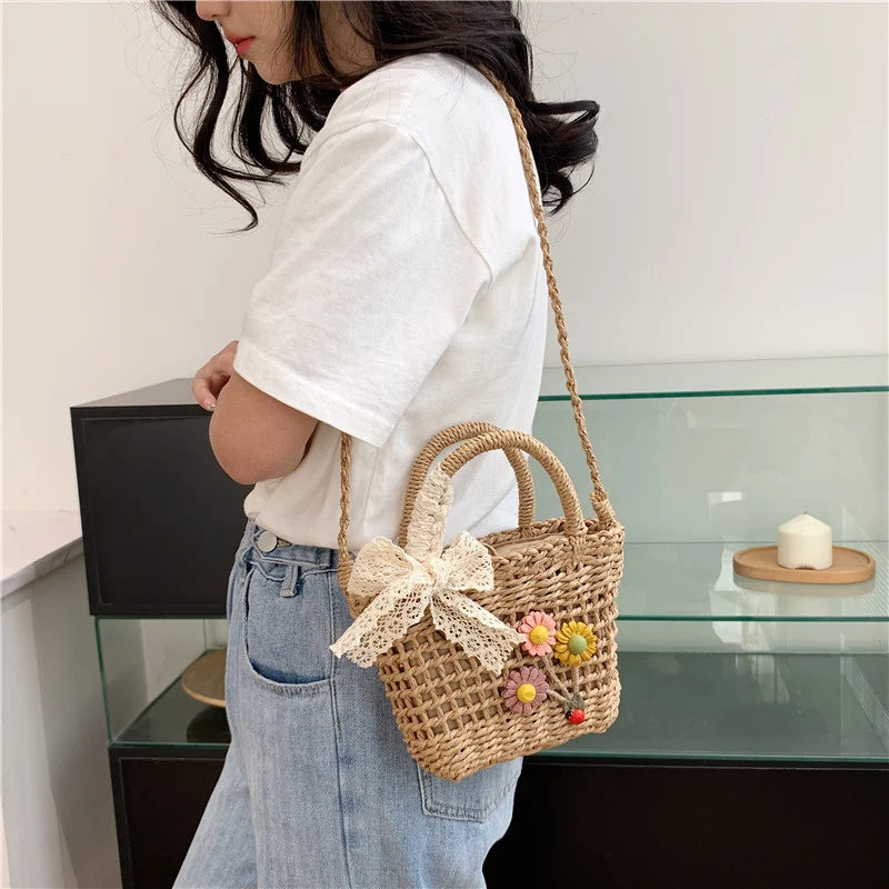 Florale Gewebte Tote Tasche