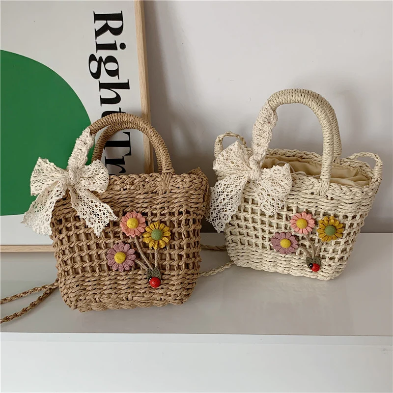 Florale Gewebte Tote Tasche