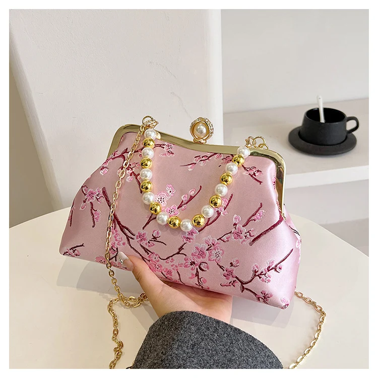 Florale Druck Abend Clutch