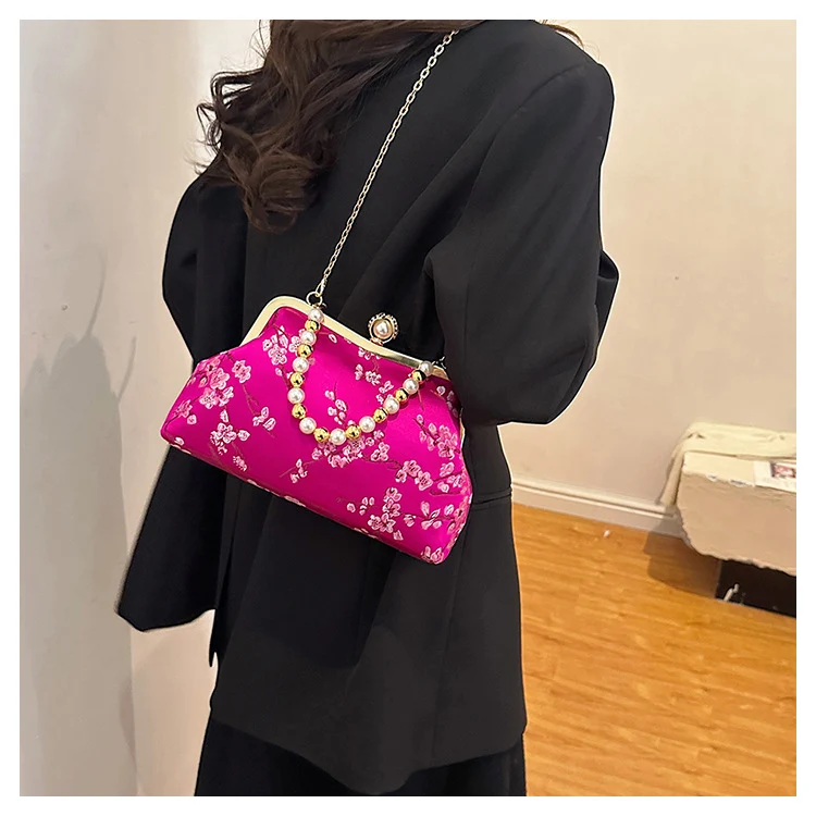 Florale Druck Abend Clutch
