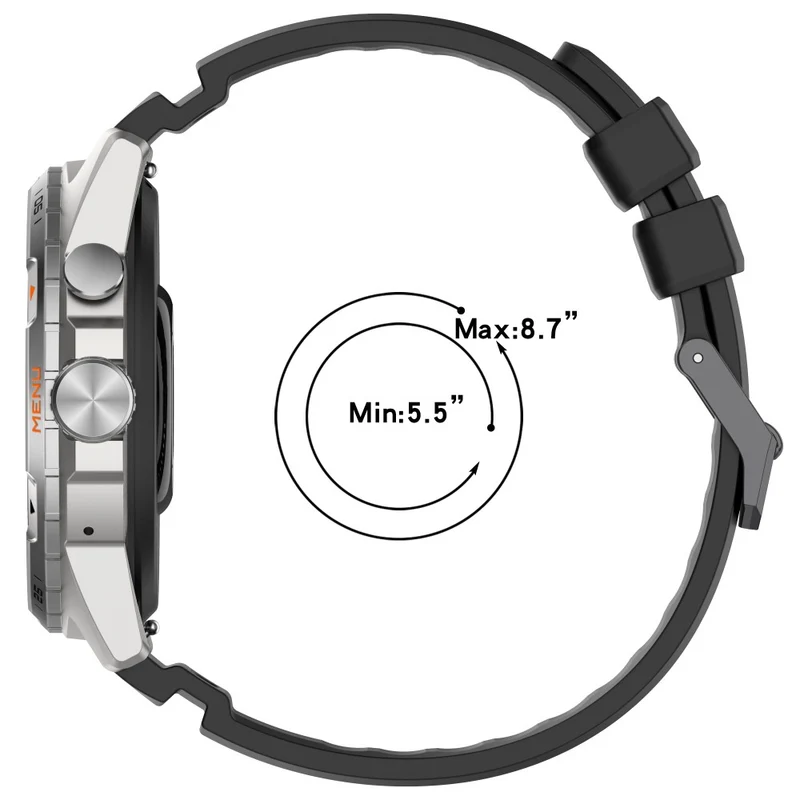 Sehr Modisch TicWatch Atlas Silikon Armband