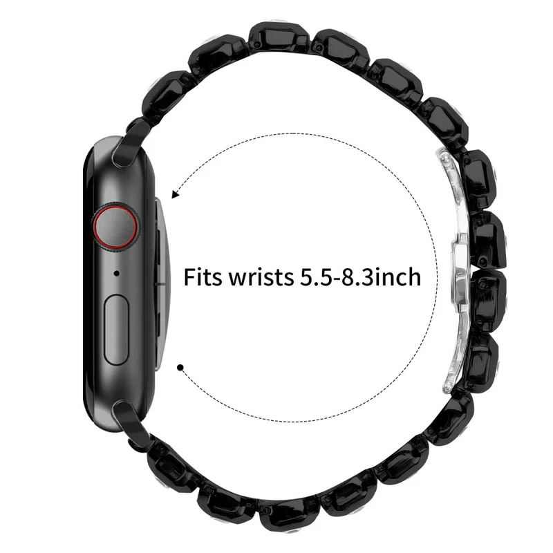 Unglaublich Robust Apple Smartwatch Strass Universell Armband