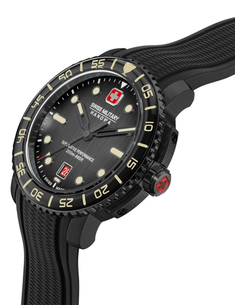 Swiss Military Hanowa Black Marlin SMWGN0001730 Herren • Quarzwerk • 20 ATM Wasserdicht