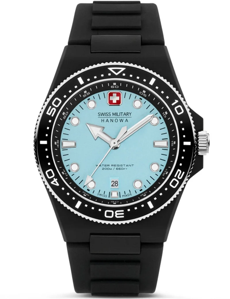 Swiss Military Hanowa Ocean Pioneer SMWGN0001186 Herren • 20 ATM Wasserdicht • 45 mm Taucheruhr