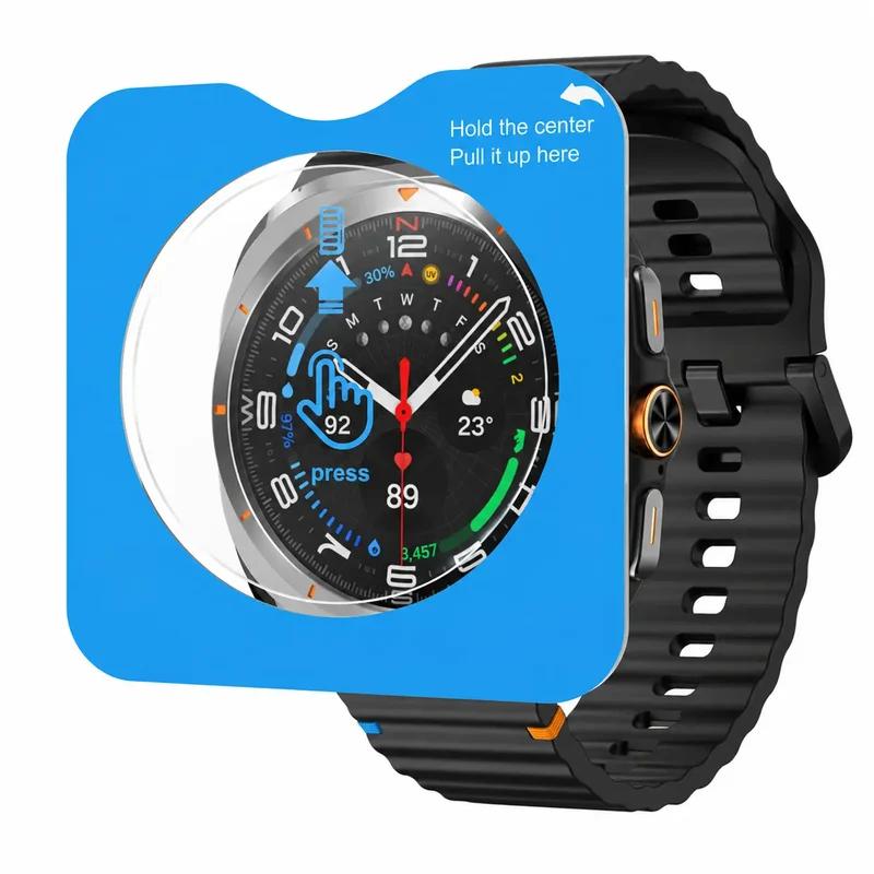 Displayschutzfolie mit 'One-Click Tool' - Samsung Galaxy Watch Ultra 2