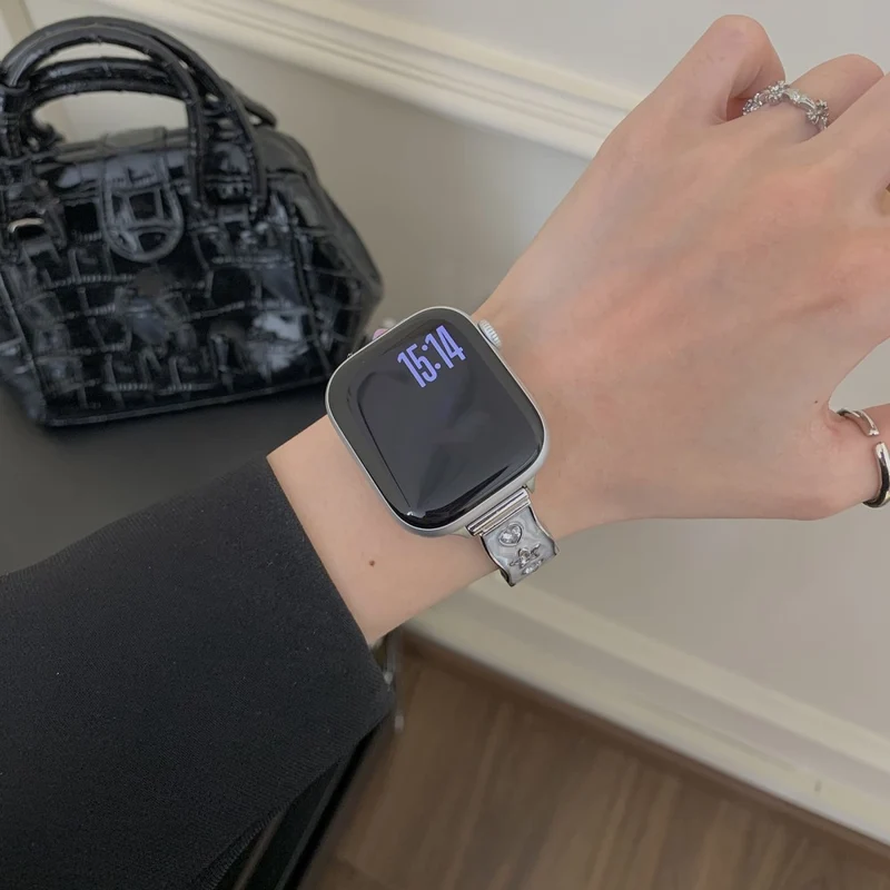 Mega Bequem Apple Smartwatch Echtes Leder Universell Armband