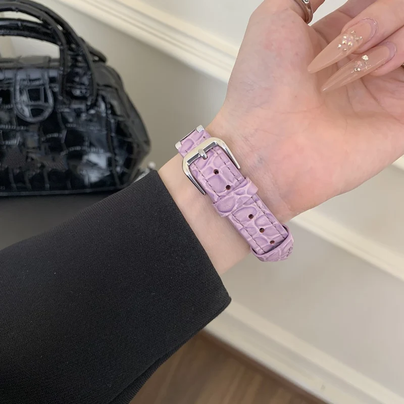 Mega Bequem Apple Smartwatch Echtes Leder Universell Armband