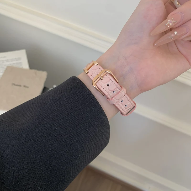 Mega Bequem Apple Smartwatch Echtes Leder Universell Armband