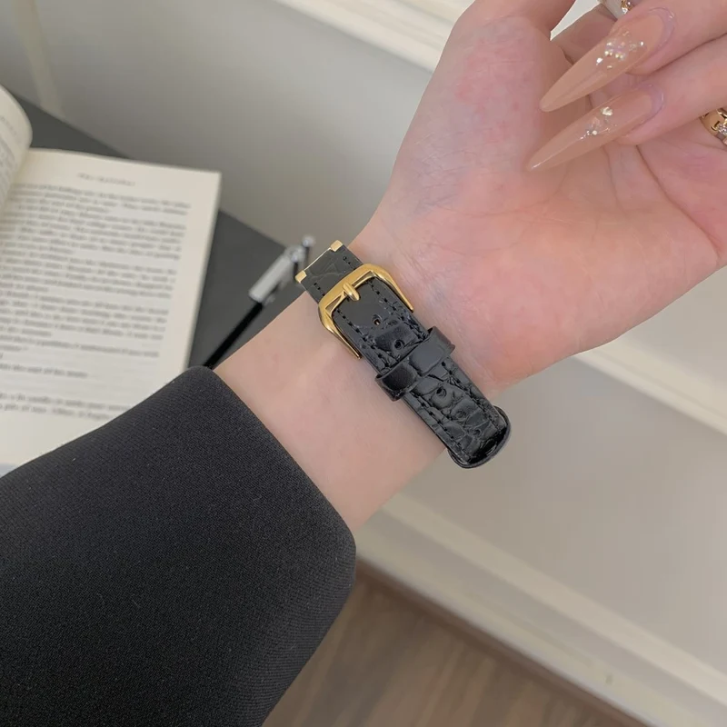 Mega Bequem Apple Smartwatch Echtes Leder Universell Armband