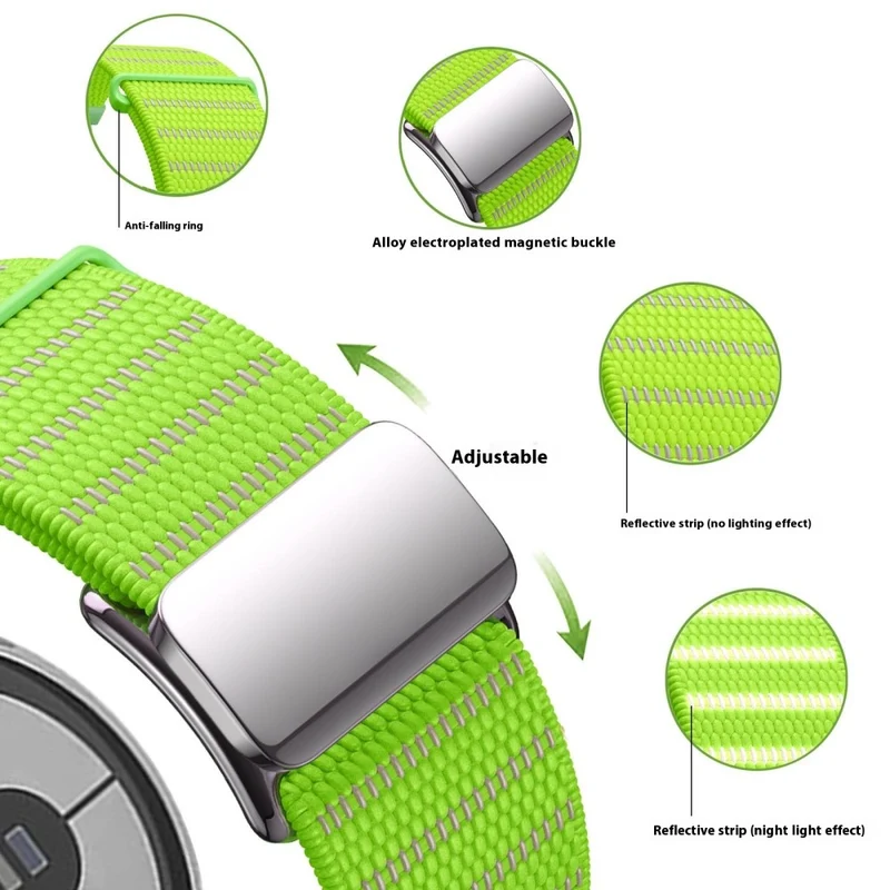 Mega Zäh Google Pixel Watch 3 XL 45mm Nylon Armband