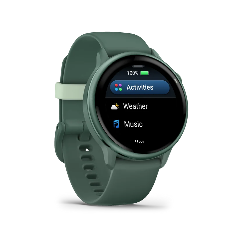 Garmin Vivoactive 6, jaspisgrün / jaspisgrün Metallic