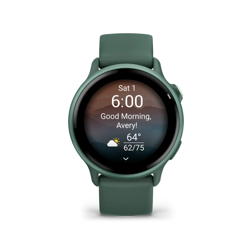 Garmin Vivoactive 6, jaspisgrün / jaspisgrün Metallic